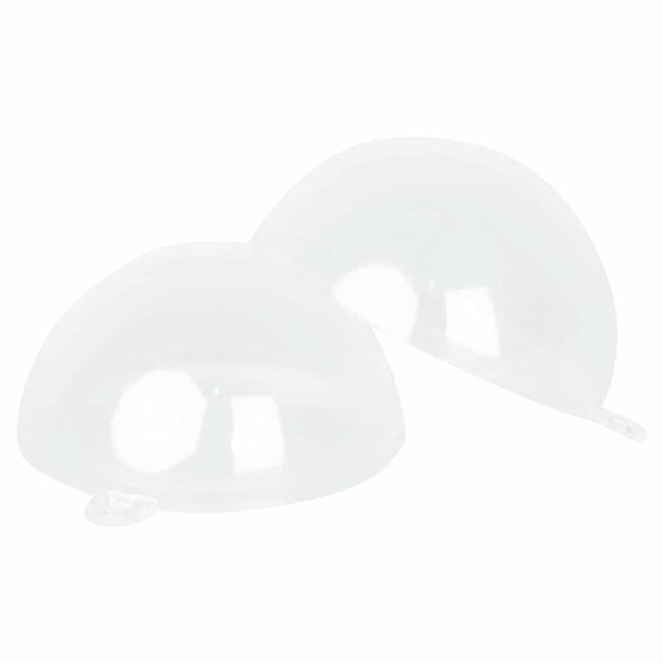 vidaXL Set božičnih okraskov 100 pcs Transparentno &Oslash; 10 cm