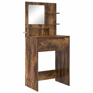 vidaXL Toaletne mize za spalnice Dimljen hrast 60 x 39,5 x 135 cm