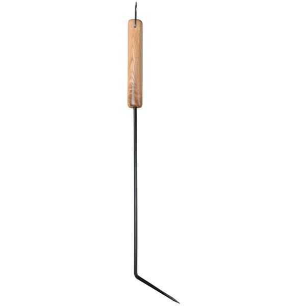 Esschert Design Shranjevalnik za drva s pripomočki črni jeklo FF407