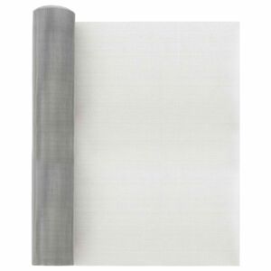 vidaXL Mrežna zaslona 40 x 500 cm 18 Mesh Inox 201 Srebrna