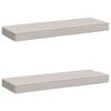 vidaXL Blazine za klopi - 2 kosa VUGHT 2 pcs 100% poliester Bela