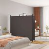 vidaXL Paravan 2-delni rjav 348x180 cm blago