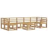 vidaXL Zunanja garnitura za sedenje 8 pcs Bela 59 x 59 x 37 cm