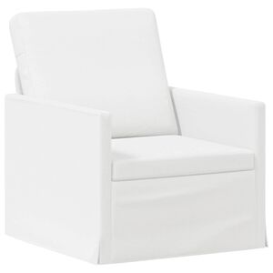 vidaXL Enosobna sofa Bela 70 x 81 x 82 cm Blago