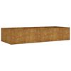 vidaXL Vrtna visoka greda 200x80x40 cm corten jeklo
