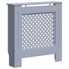 vidaXL Pokrov za radiator siv MDF 78 cm