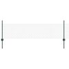 vidaXL Ograja s stebrom Zelena 0,5 x 100 m Jeklo in PVC