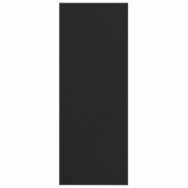 vidaXL Predpražnik črn 115x300 cm