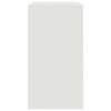 vidaXL Komoda bela 67x39x73 cm jeklo