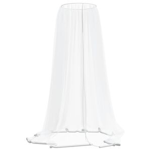 vidaXL Komarnik za dežnik 220 mreža bela &Phi;330x250 cm