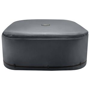 INTEX Pokrov za kad INTEX Temno siva 196 x 196 x 72 cm PVC in PU
