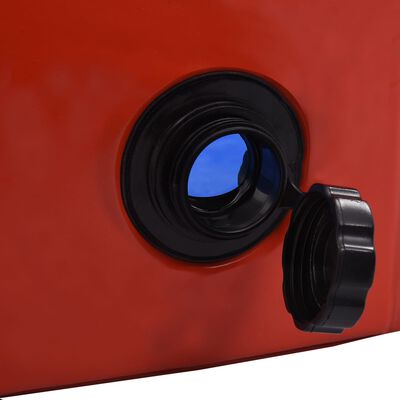 vidaXL Zložljiv bazen za pse rdeč 160x30 cm PVC