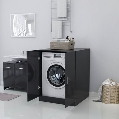 vidaXL Omara za pralni stroj siva 71x71,5x91,5 cm
