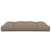 vidaXL Blazina za palete taupe 120x80x12 cm blago
