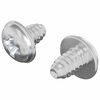vidaXL Zaklepni vijaki 2 kos srebrna M4 x 5 mm elezo