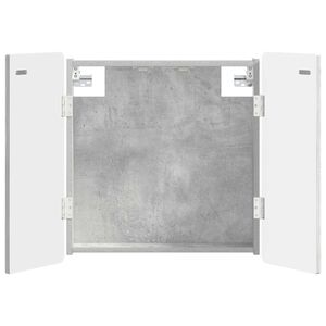 vidaXL Omara za tarče ZWOLLE Betonsko siva 52,5 x 10,5 x 57,5 cm