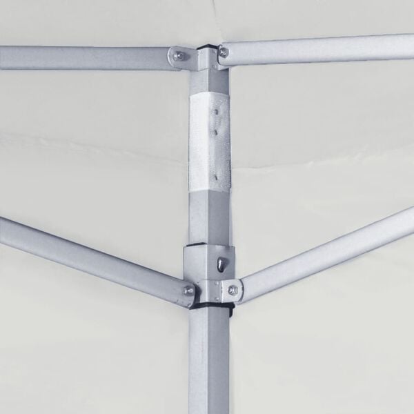 vidaXL Profesionalen zložljiv vrtni &scaron;otor z 2 stranicama 2x2 m bel