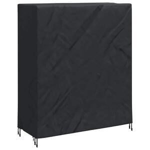 vidaXL Pokrov za pingpong mizo 165 x 70 x 185 cm blago Nepravilen Črna