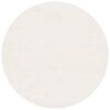 vidaXL Mizna plo&scaron;ča okrogla bela &Oslash;70x3 cm trdna borovina