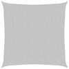 vidaXL Senčno jadro svetlo sivo 3,6x3,6 m 100 % poliester oxford