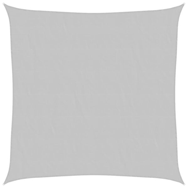 vidaXL Senčno jadro svetlo sivo 3,6x3,6 m 100 % poliester oxford