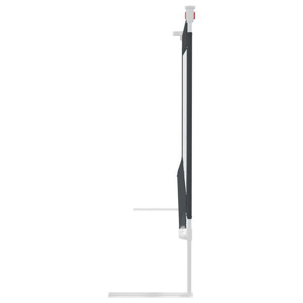 vidaXL Posteljno varovalo za malčke temno sivo 120x25 cm blago