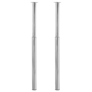 2 Teleskopski Nogi za Mizo Krom 710 mm - 1100 mm