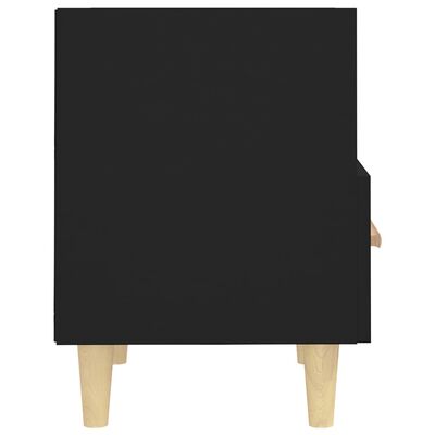 vidaXL Nočna omarica 2 kosa črna 40x35x47 cm