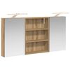 vidaXL Komplet omaric za kopalnico 3 kos 100 x 10,5 x 50 cm