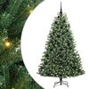 vidaXL Umetno Zložljivo Božično Drevo Zelena 180 cm PVC in kovina