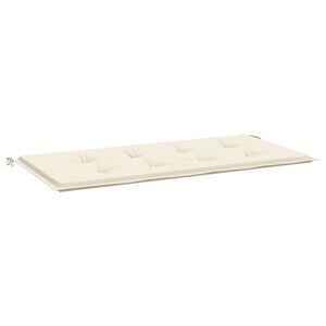 vidaXL Blazina za vrtno klop krem 100x50x4 cm oxford tkanina