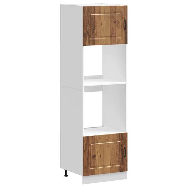 vidaXL Omarice za pečico 2 kosa Kalmar starinski les inženirski les