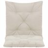 vidaXL Blazine za gugalni stol 2 kosa krem 50 cm blago