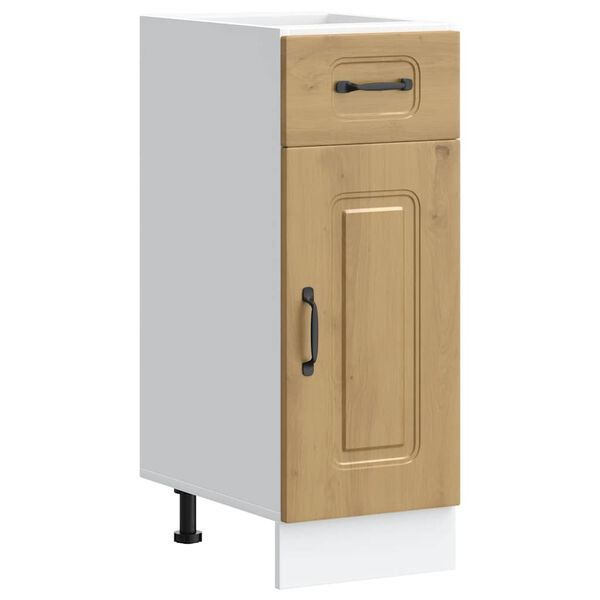 vidaXL Kuhinjska osnovna omarica Kalmar artisan hrast inženirski les