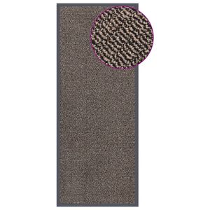 vidaXL Predpražnik taftani 60x150 cm temno rjav