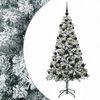 vidaXL Umjetno božično drevo z okrasnimi kroglami 120 cm 150 LED