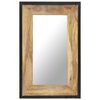 vidaXL Ogledalo 80x50 cm trden mangov les