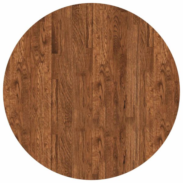 vidaXL Nepremična povr&scaron;ina Svetlo rjava &Oslash; 80 x 2,5 cm