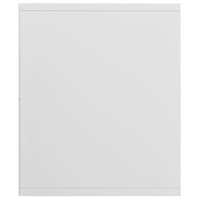 vidaXL Knjižna / TV omara visok sijaj bela 36x30x143 cm iverna plošča