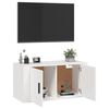 vidaXL Stenska TV omarica bela 80x34,5x40 cm