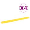 vidaXL Pohodna za&scaron;čita za kable 4 kosi 98,5 cm rumena