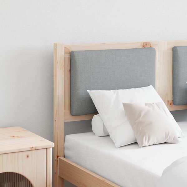 vidaXL Vzglavje Drugo Rjava 120 cm Trdna borovina