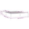 vidaXL Posteljni okvir bel trden les 140x190 cm