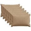 vidaXL Prevleka za blazino 6 kos HOUTEN Rjava 50 x 75 cm korduroy