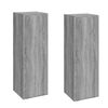 vidaXL TV omarica 2 kosa siva sonoma 30,5x30x90 cm inženirski les