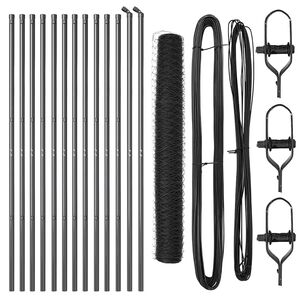 vidaXL Steber ograje. Siva