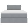 vidaXL Postelja z dodatnim prostorom za shranjevanje in vzmetnico