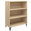 vidaXL Komoda sonoma hrast 69,5x32,5x90 cm konstruiran les