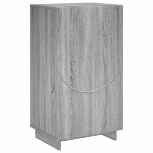 vidaXL Omarica za čevlje 48 x 38 x 87,5 cm Konstruiran les Siva Sonoma