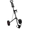 vidaXL Golf voziček Črna 66 x 65 x 112 cm elezo
